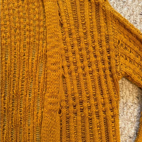 *3 for $9* Mustard Knit Cardigan - Picture 11 of 11